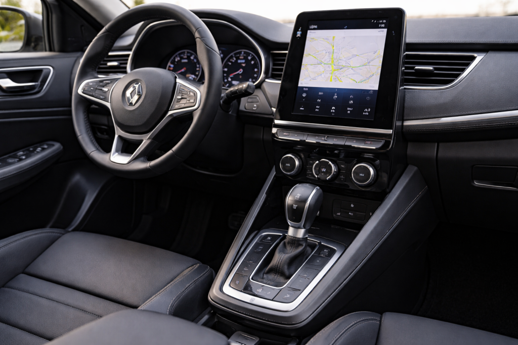 Intérieur Renault avec boite automatique EDC