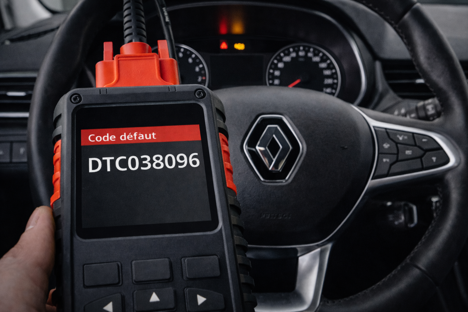 Code défaut Renault DTC038096