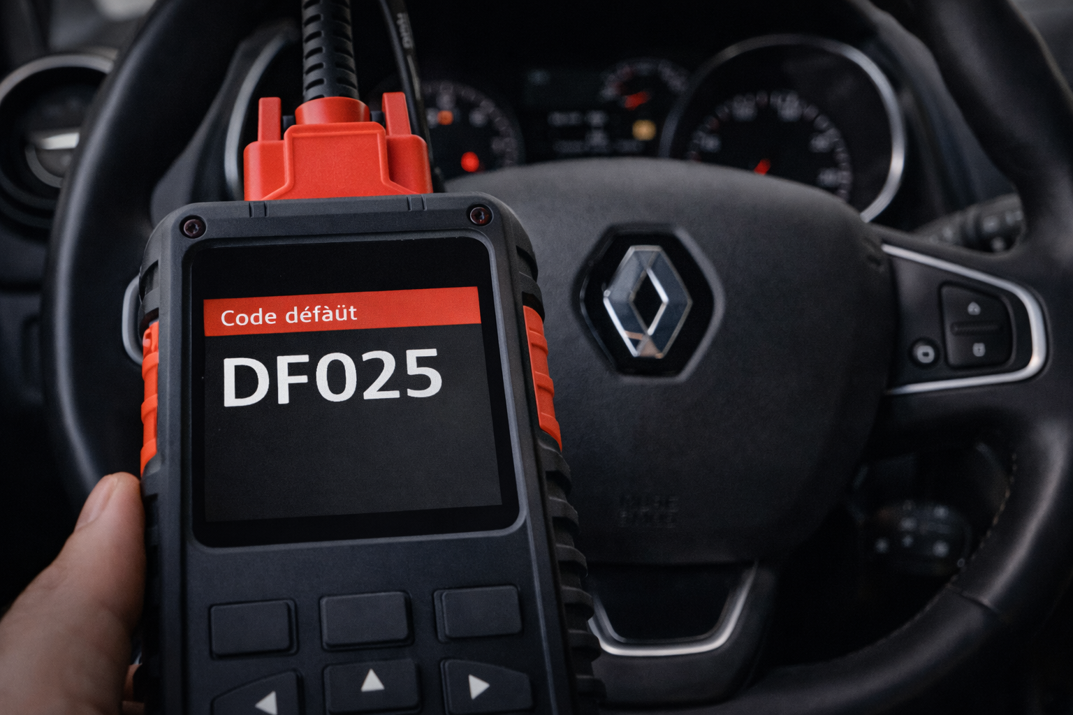 Code DF025 sur une Renault