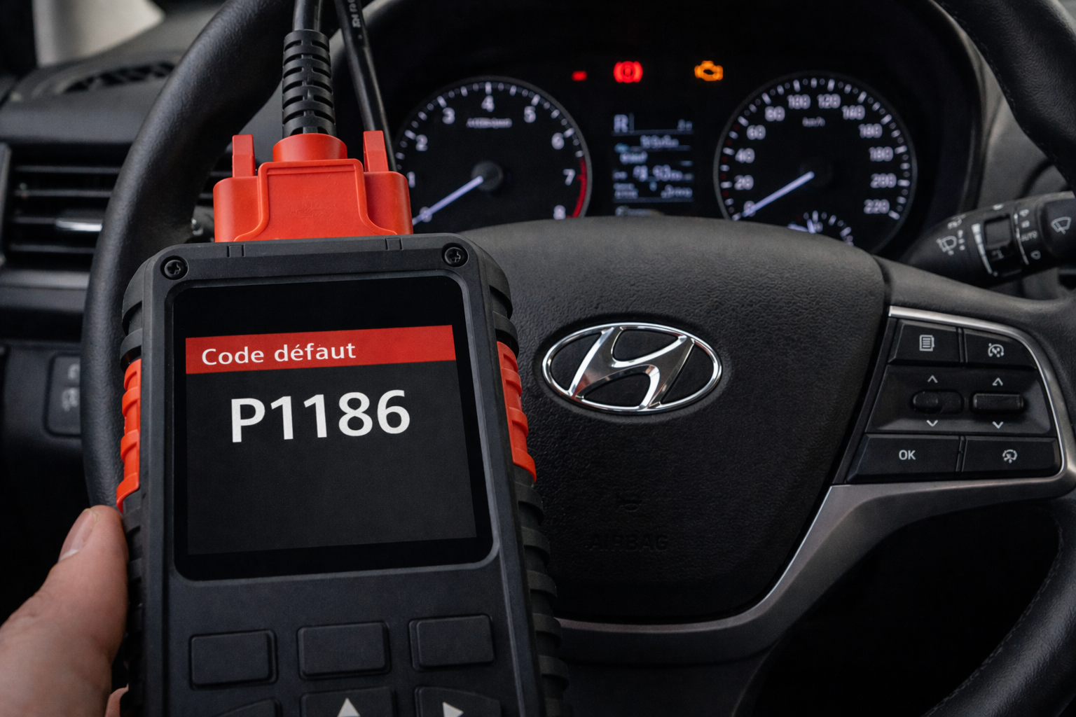 Code P1186 sur une Hyundai