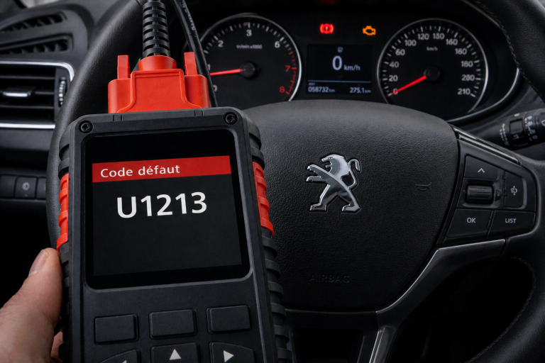 Code défaut Peugeot U1213