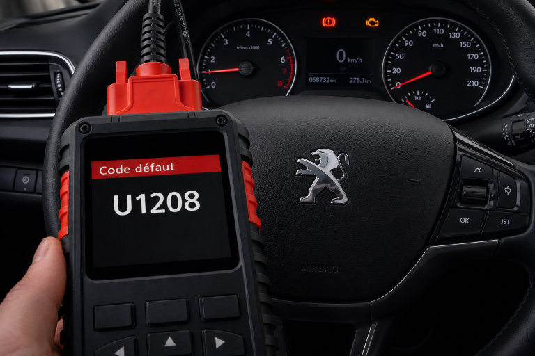 Code défaut U1208 sur Peugeot