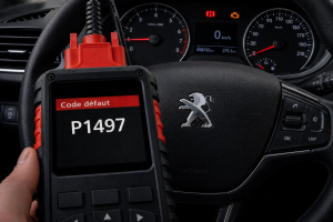 Code d'erreur P1497 sur une Peugeot