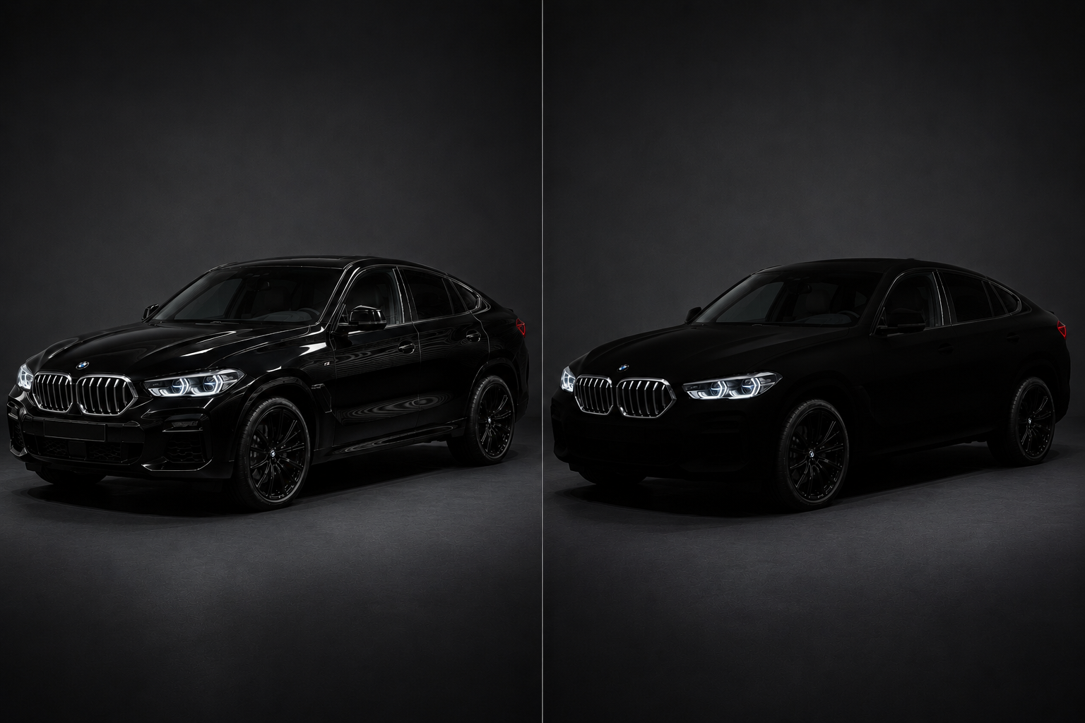 Noir standard VS Vantablack