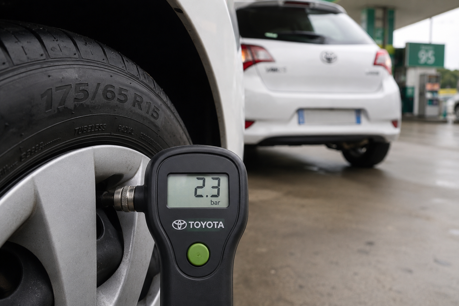 Pression des pneus Toyota Yaris