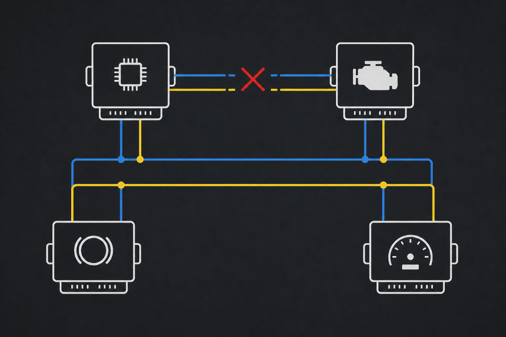 Illustration du problème retournant le code Peugeot U1213