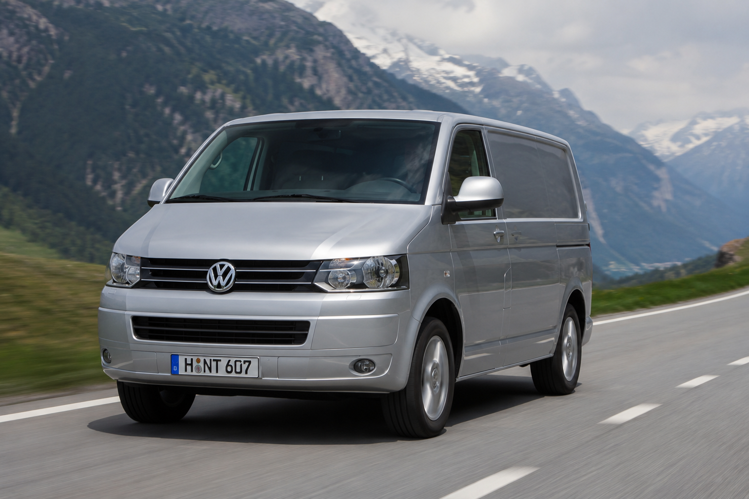 Van VW avec le moteur T5