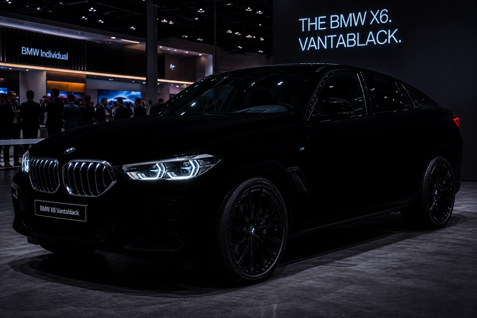 Vantablack sur le BMW X6