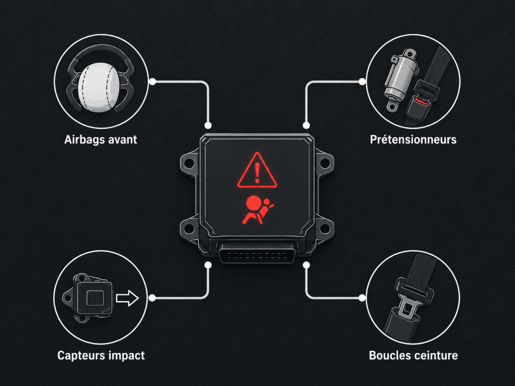 Causes voyant SRS sur Mercedes