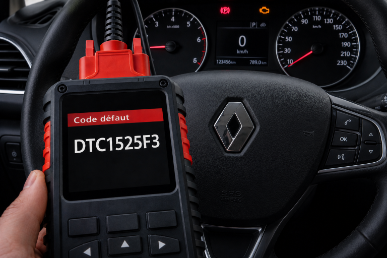 Code défaut DTC1525F3 Renault