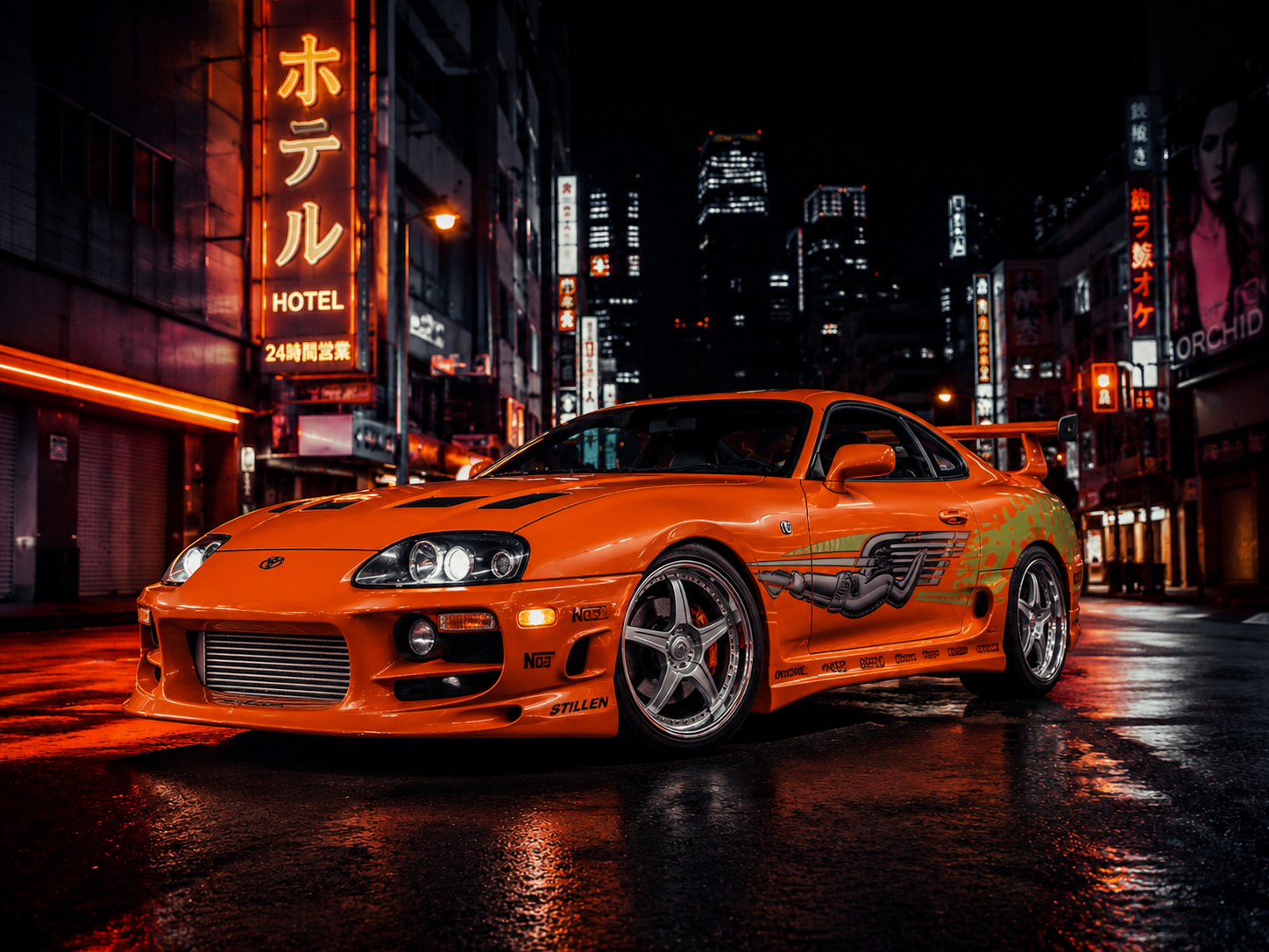 Toyota Supra de Brian dans Fast and Furious