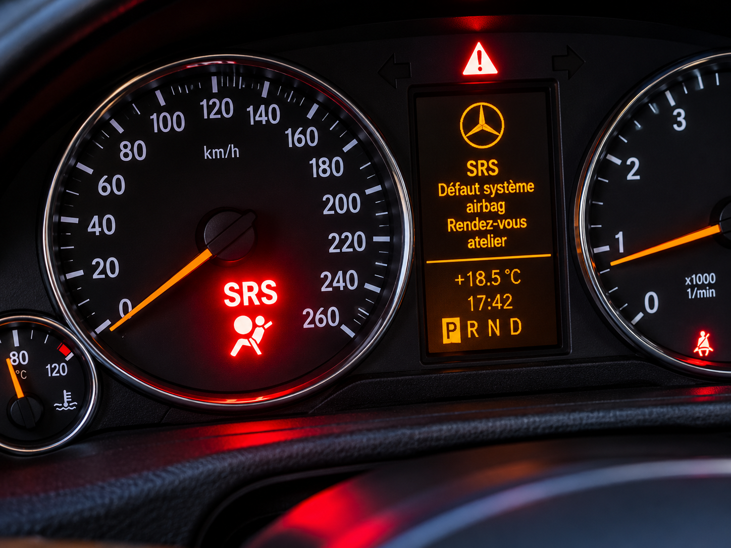 Voyant SRS Mercedes
