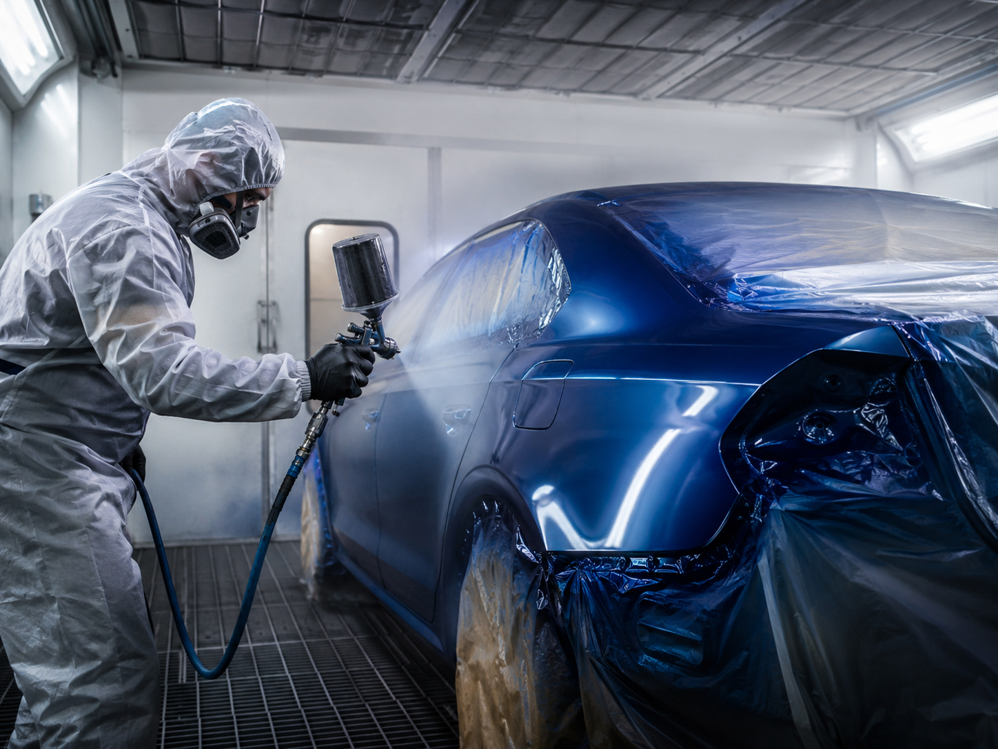 Peinture complète d'une voiture