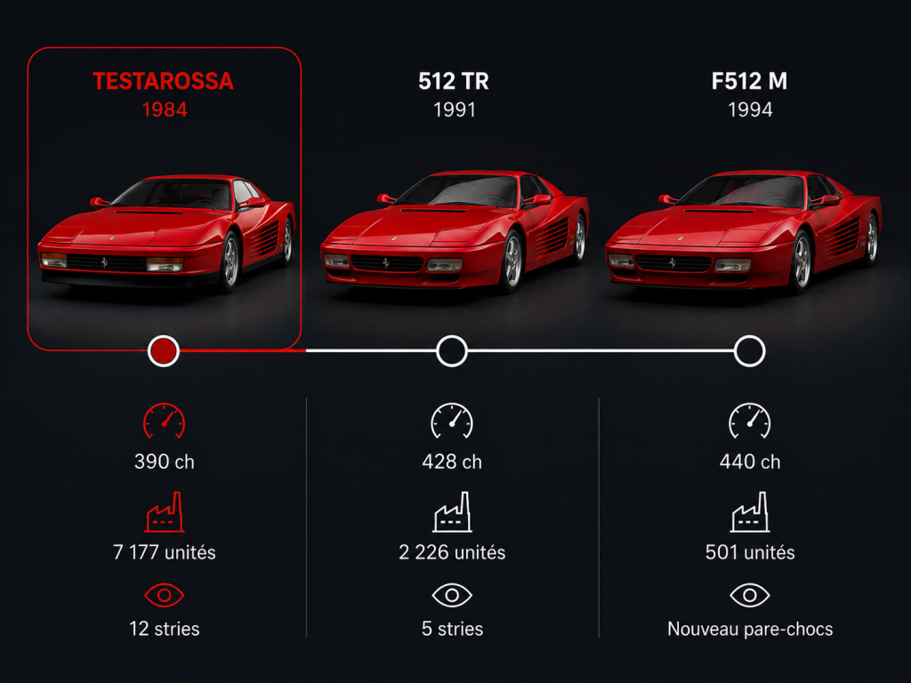 Versions Ferrari Testarossa