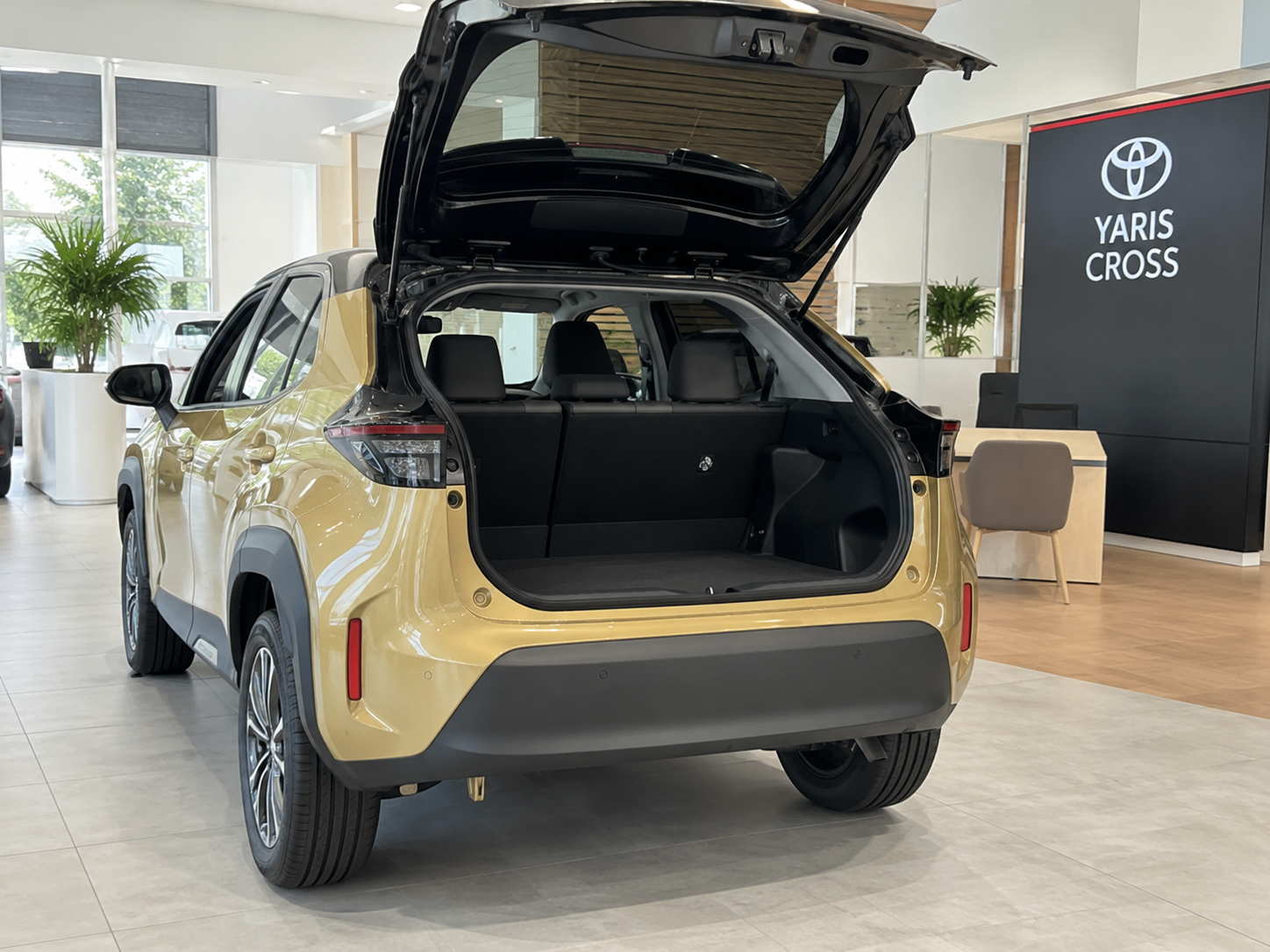 Coffre de la Toyota Yaris Cross