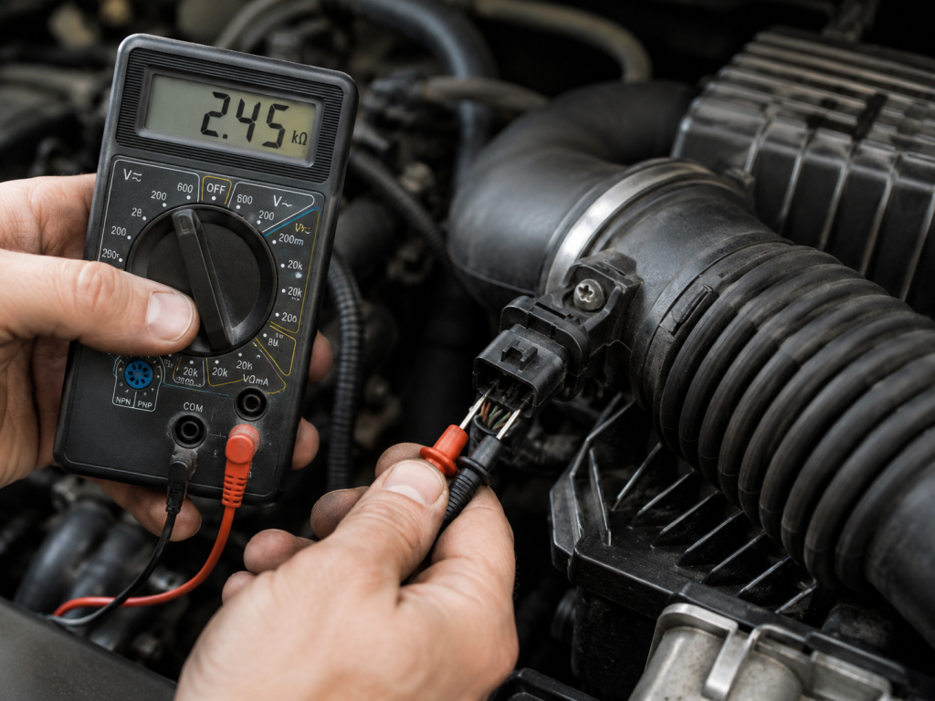Diagnostique électronique sur moteur